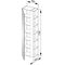 Keuco Hochschrank X-LINE 480x1750x300mm, Anschlag links anthrazit