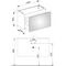 Keuco Waschtischunterbau X-LINE 1000x605x490mm cashmere