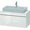 Duravit Konsolenunterschrank DURASTYLE 512x1000x478mm Kast. dunkel/basalt matt