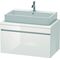 Duravit Konsolenunterschrank DURASTYLE 512x900x548mm Kast. dunkel/basalt matt