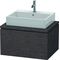 Duravit Konsolenunterschrank L-CUBE 400x720x547mm eiche dunkel gebürstet
