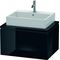 Duravit Konsolenunterschrank L-CUBE 400x720x547mm schwarz hochglanz