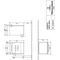 V&B Waschtischunterschrank AVENTO 430x514x352mm Ans li Crystal White