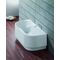 Hoesch Vorwand-Badewanne SPECTRA halbrund 1716x808x480mm we