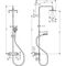 HG Showerpipe VERNIS Shape 230 1jet mit Brausethermostat Green chrom