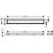 HG Duschrinne RainDrain Match m höhenverstellb Rahmen 600mm mattweiß