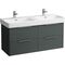 Laufen Waschtischunterbau BASE FÜR PRO S 530x1160x440mm 4 Schubladen verkehrsgra