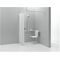 Hewi Vorhangstange SERIE 801 m Deckenabhäng. 900x900mm 18 Ringe umbra