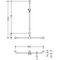 Hewi Duschhandlauf SERIE 801 se 1250mm waagerecht 962mm aquablau