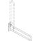 Hewi Stützklappgriff SERIE 801 d= 33mm, Aluminiumkern 900mm reinweiß