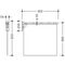 Hewi Duschspritzschutz SERIE 801 light Dekor uni weiß anthrazitgrau