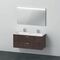 Duravit Badmöbel-Set XBASE 1230mm m Spieg. G WT 2 HL Kast. dunkel