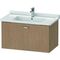 Duravit Waschtischunterbau XBASE 1 Auszug 448x800x468mm europäische eiche