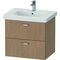 Duravit Waschtischunterbau XBASE 2 Schubk 560x600x458mm europäische eiche