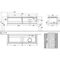 V&B Waschtischunterschrank LEGATO 1600x380x500mm Glossy White