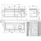 V&B Waschtischunterschrank LEGATO 1400x550x500mm m Be Glossy White