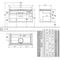 V&B Waschtischunterschrank LEGATO 1000x550x500mm Glossy White