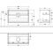 V&B Waschtischunterschrank FINION 1000x603x501mm AP Gl wh ma gls wh lacq.