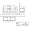 V&B Waschtischunterschrank SUBWAY 3.0 1272x576x478mm f SWT Gri Vo bl Br w