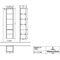V&B Hochschrank SUBWAY 3.0 400x1710x362mm Ans li Gri Vo bl Br White
