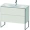 Duravit Waschtischunterbau XSQUARE 840x1010x478mm 2 Au No weiß seidenmatt