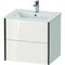 Duravit Waschtischunterbau XVIU 560x610x480mm Prof. sw ma weiß hochglanz