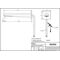 TOTO Automatikarmaturenauslauf UP eckig, 2 l/min, Ausladung 225mm chrom