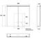 Emco LED-Lichtspiegelschr. FLAT 2 C AP 800x729mm 2-tü m LED-Aufsl. Aluminium