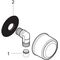 Schlauchans. FIXFIT C AXOR MONTREUX m Rückflussv. polished black chrome