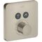 Thermostat SHOWERSELECT SOFT AXOR UP für 2 Verbraucher brushed nickel