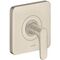 Abstellventil AXOR CITTERIO M DN 15/DN 20 UP m HGri brushed nickel