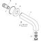 Wanneneinlauf AXOR CITTERIO DN 20 Ausladung 165mm brushed nickel