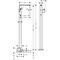 Fertigmontageset AXOR EDGE f WT-Mischer bodenst pol. bl chr Diamant