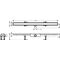 HG Duschrinne RainDrain Compact Komplettset 1000mm