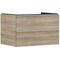 HG Waschtischunterschrank Xelu Q 780x485x550mm eiche natur Griff mattweiß