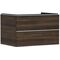 HG Waschtischunterschrank Xelu Q 780x485x550mm NB dunkel Griff mattweiß