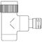 OV Thermostatventil Baureihe EQ M 30x1,5, Eck DN 15, verchromt