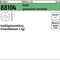 Kotflügelscheibe R 88104 10,5x25x1,5 Stahl galv.verz. 200 Stück - VPE: 200