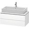 Duravit Waschtischunterbau L-CUBE 920x477mm 2 Schubk we ma ES Ahorn mitte