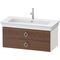 Duravit Waschtischunterbau WHITE TULIP 984x410mm 2 Schubk we hgl o ES