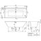 V&B Vorwandwanne COLLARO DUO 1790x790mm, Eckausführung li we