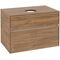 V&B Waschtischunterschrank COLLARO 800x548x500mm WT mttg m LED-B. Ka Oak
