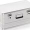 Aluminiumbox L582xB385xH262mm 47l m.Klapphebelverschlüssen m.Bohrungen