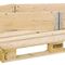 Palettenaufsatzrahmen L1200xB800mm 4 Scharniere Nutz-H.200mm Nadelholz