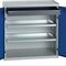 Werkzeug-/Beistellschrank H1000xB1000xT500mm 1Schubl.2BD grau/blau STUMPF