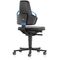 Arbeitsdrehstuhl Nexxit Rl.Supertec-Gewebe schwarz Griff blau 450-600mm BIMOS