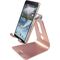 Handyhalter B74xT83xH100mm Alu.rosègold HELIT