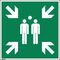 Hinweisschild Sammelstelle ISO 7010 400x400mm PVC