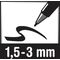 edding Marker NLS high-tech 8030 4-8030003 1,5-3mm blau