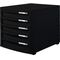 HAN Schubladenbox CONTUR 1505-13 DIN A4/B4/C4 5Schübe geschl. sw/sw